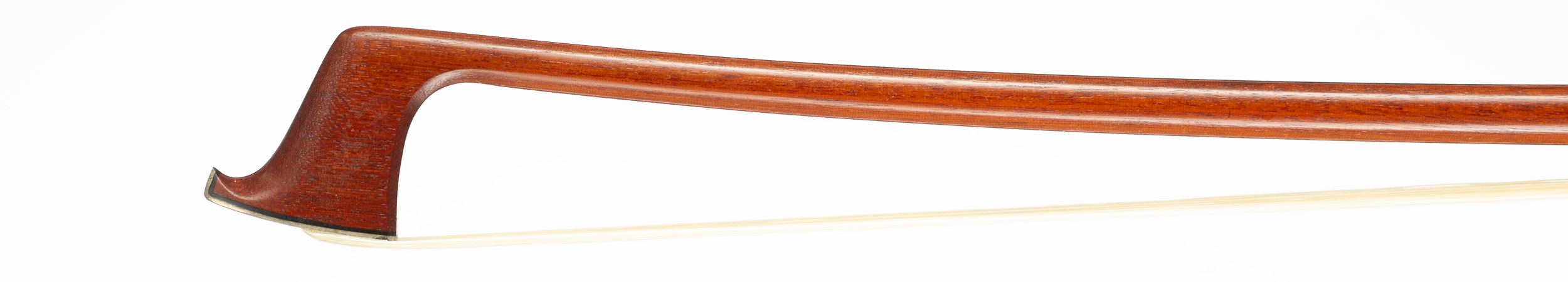A silver-mounted violin bow by Howard Green, Fife, 2006 — head