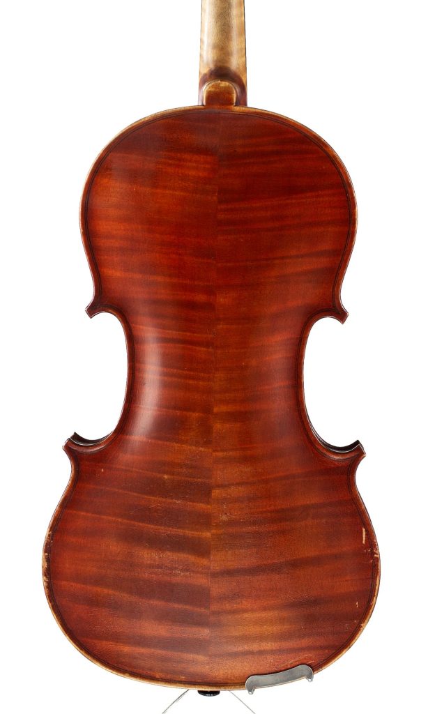Violin by Walter H. Mayson, Manchester, 1901 — back