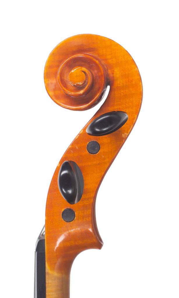 Violin by Armando Di Lelio, Rome, 1984 — scroll