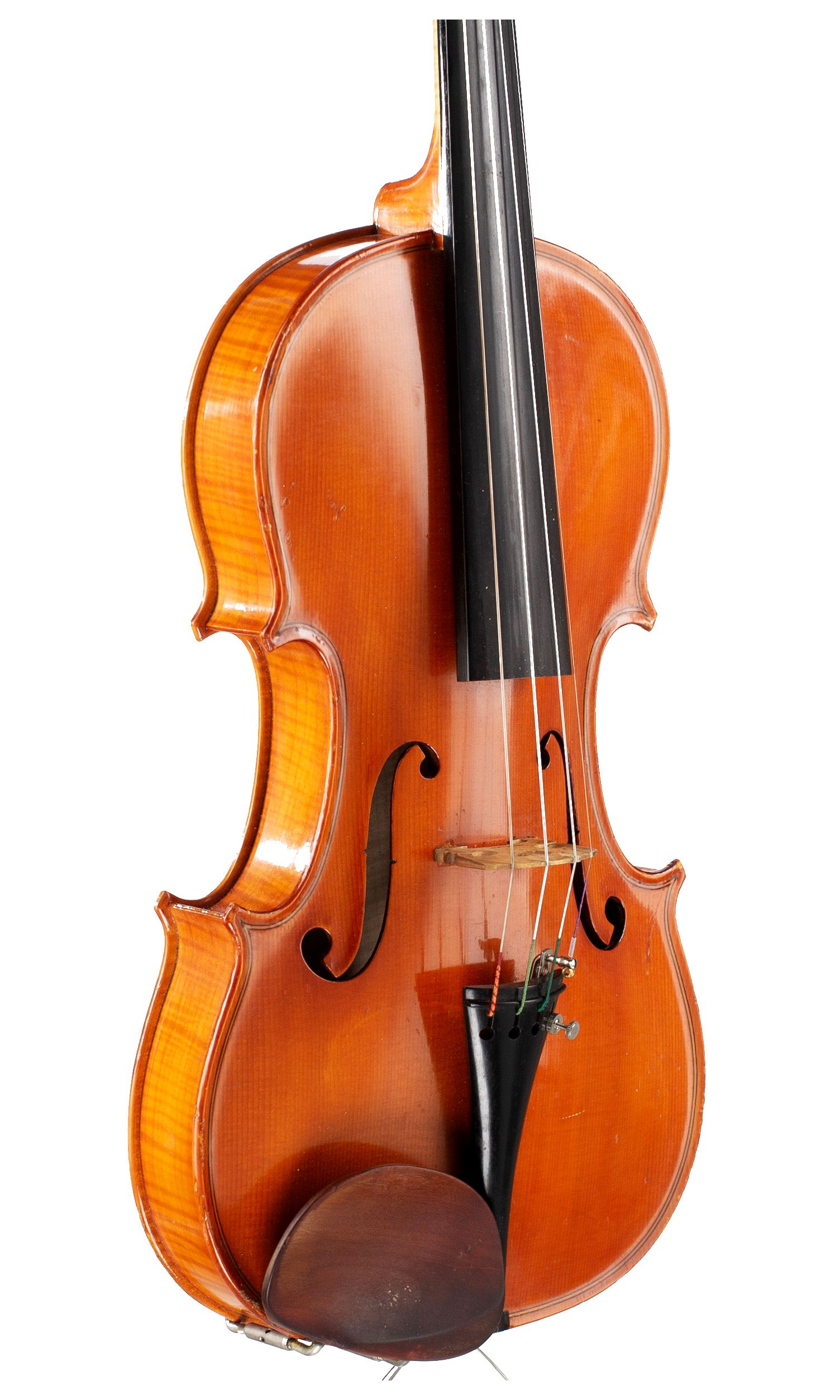 Violin by Armando Di Lelio, Rome, 1984 — angled view, 40°