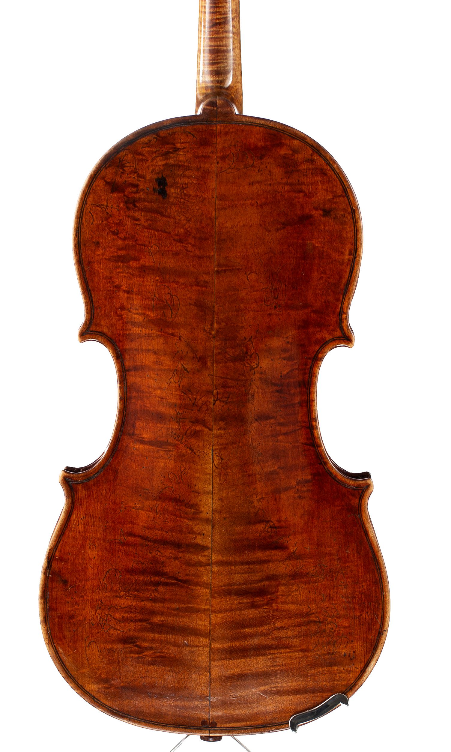 Viola by George Craske, circa 1850 — back