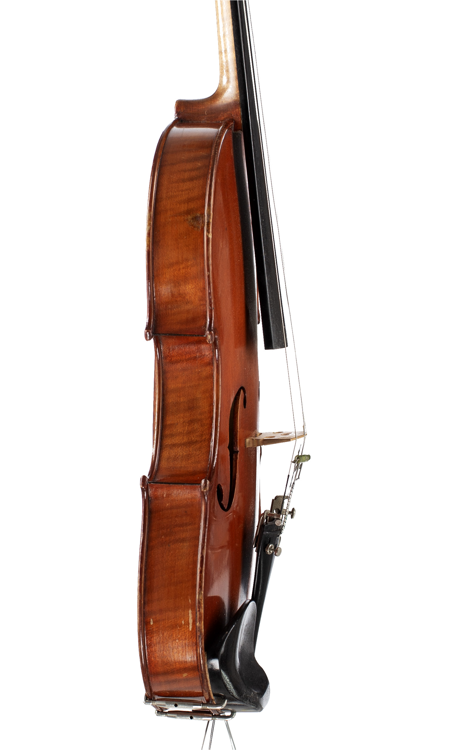 A violin by Charles Collin-Mezzin fils, Mirecourt, 1934 — angled view, 80°