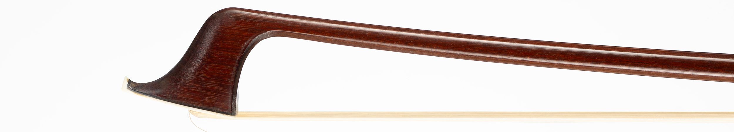 A silver-mounted cello bow by Eugène Sartory, Paris, circa 1900 — head