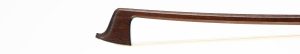 A gold and tortoiseshell-mounted viola bow by John Clutterbuck, London, 1971 — head and frog