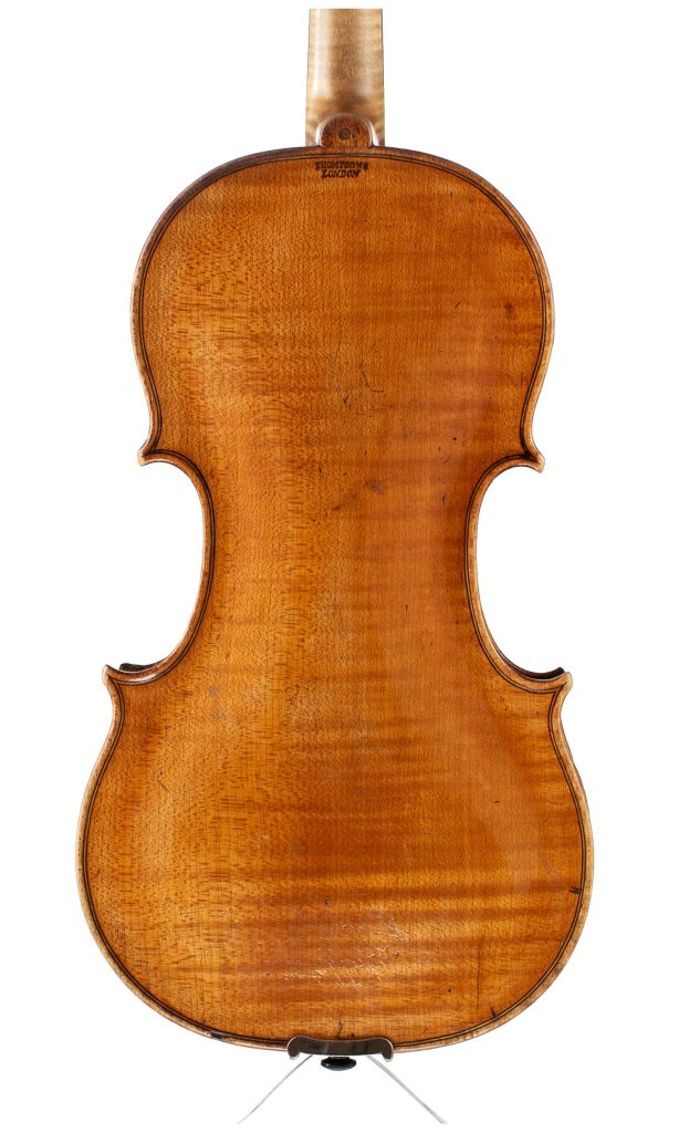 Violin, Workshop of Charles & Samuel Thompson, London, circa 1770 — back