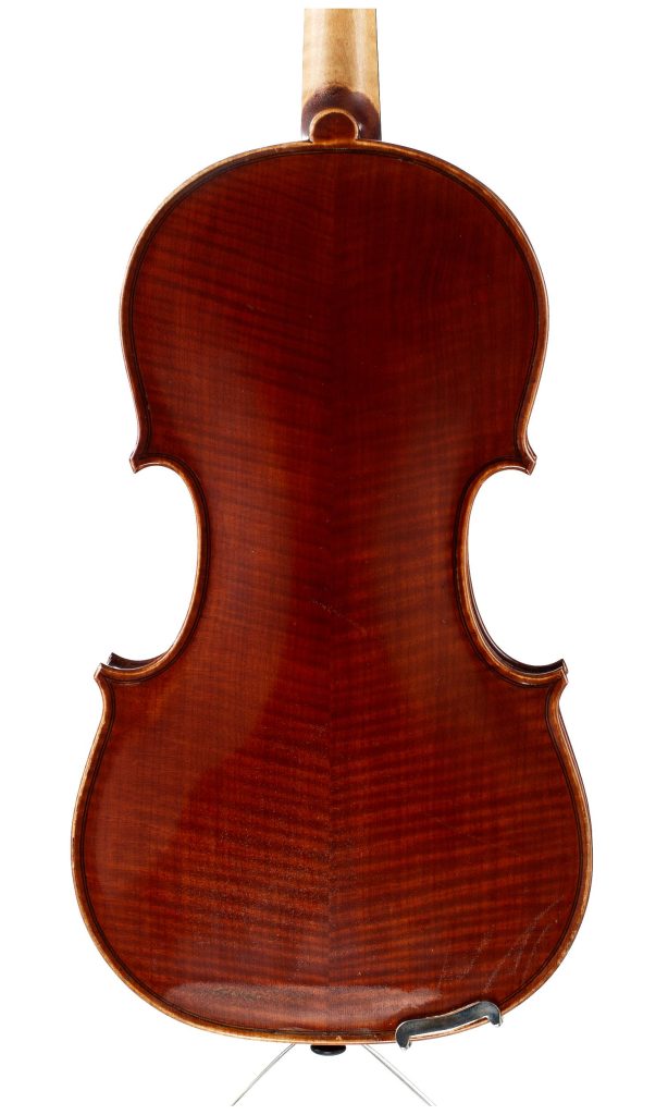 Violin by Lawrence Cocker, Derby, 1962 — back