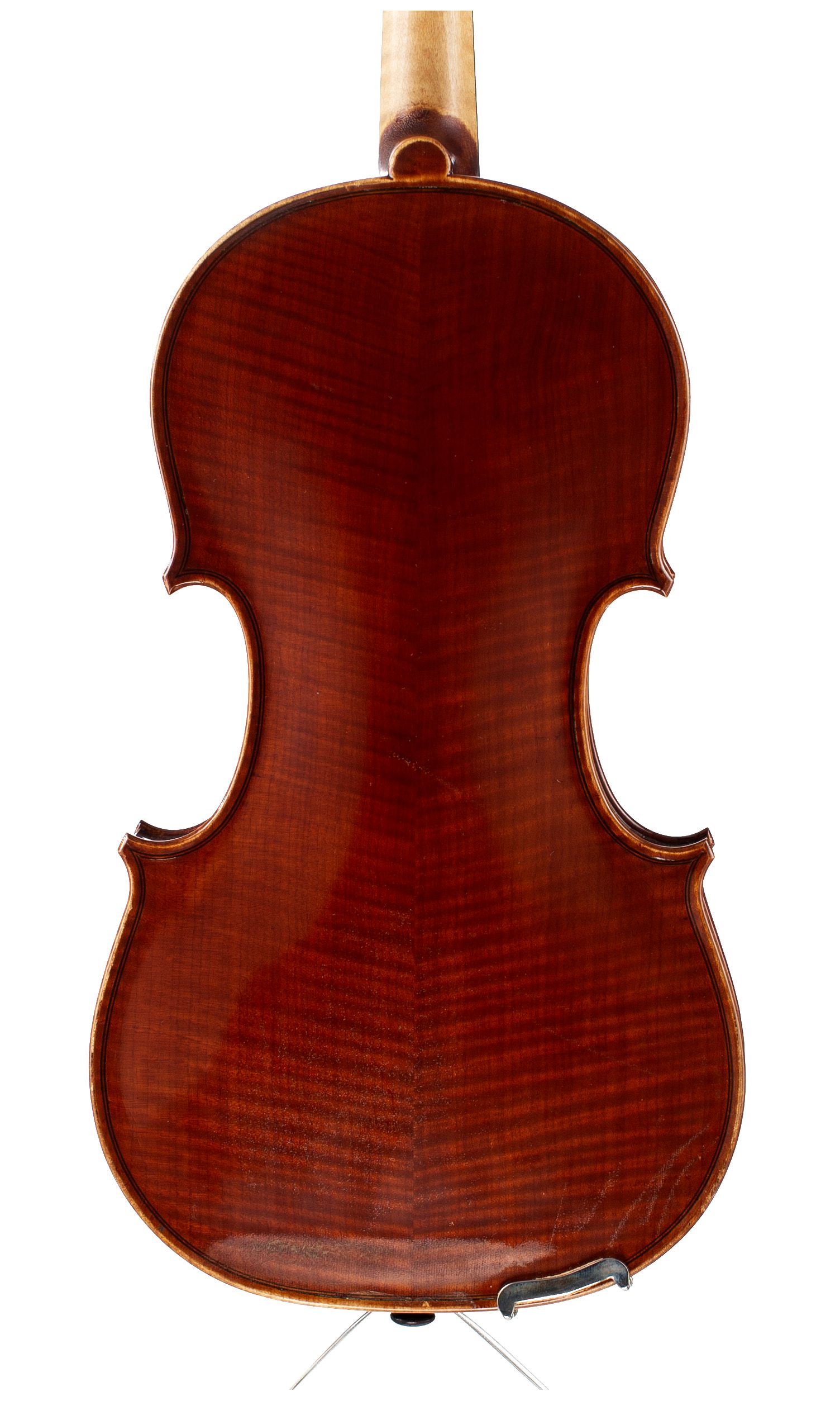 Violin by Lawrence Cocker, Derby, 1962 — back
