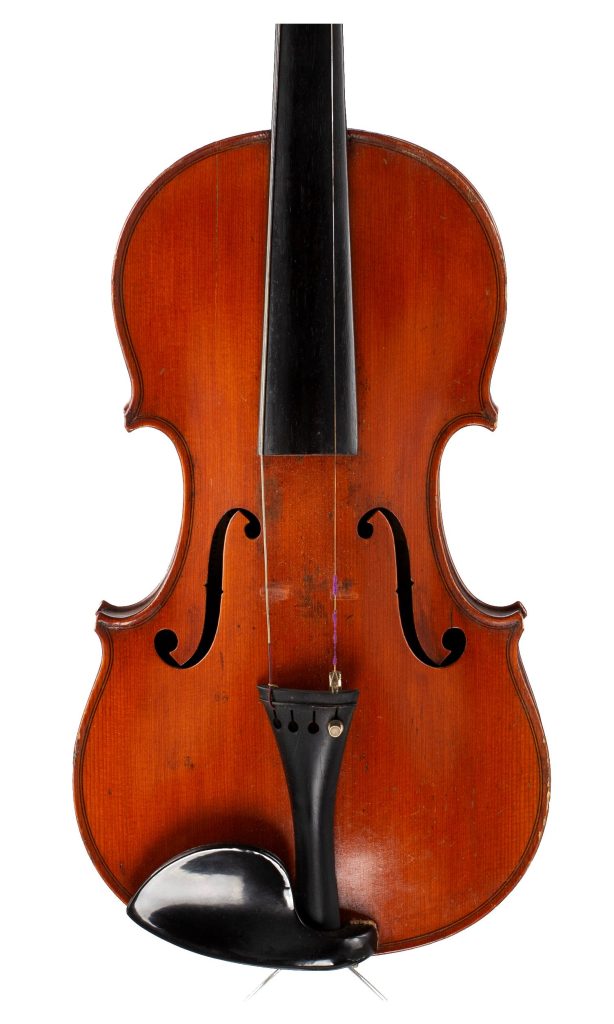 Violin, Workshop of Jérôme Thibouville-Lamy, Mirecourt, circa 1920 — front