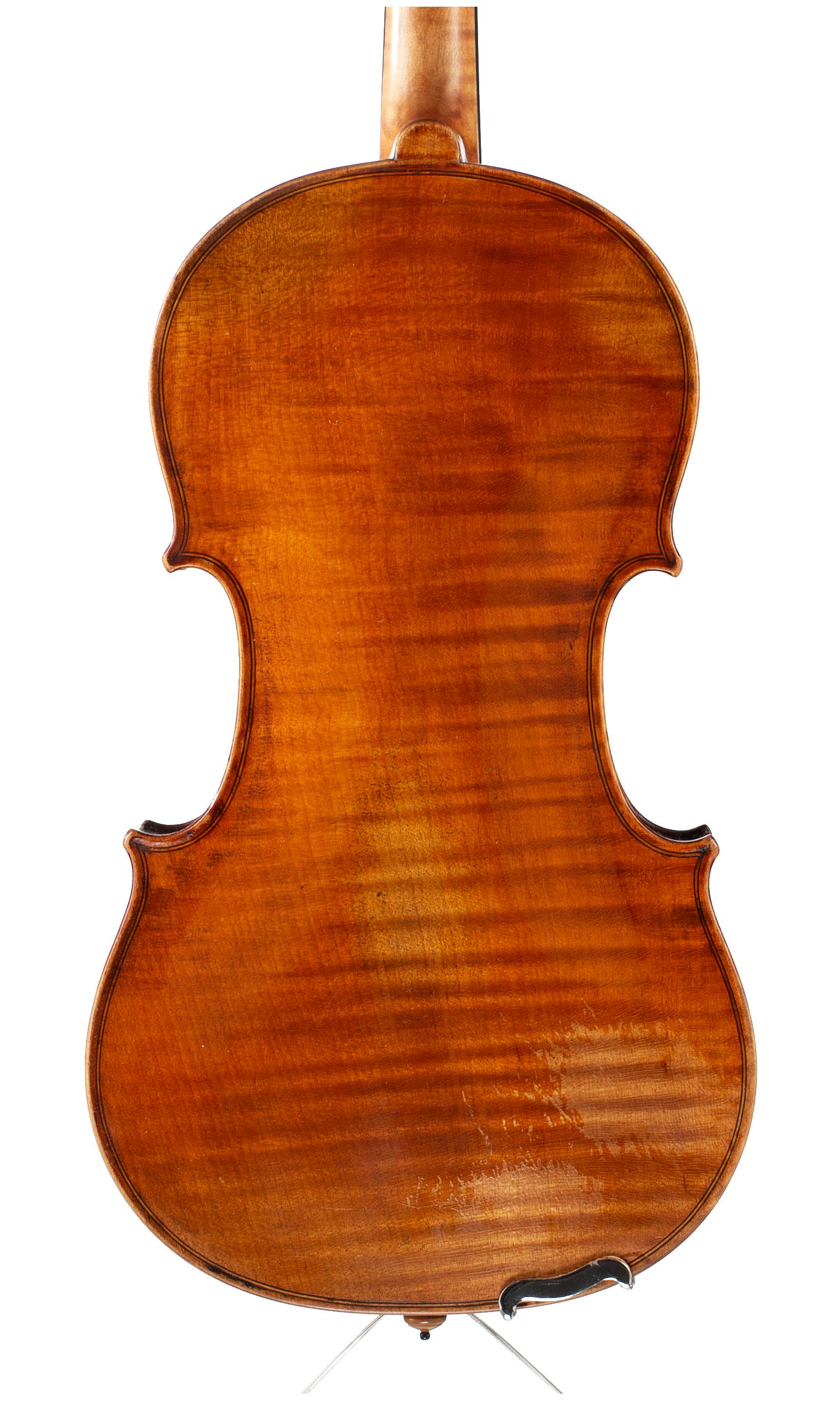 Violin, Workshop of Grandjon, Mirecourt, 19th Century — back