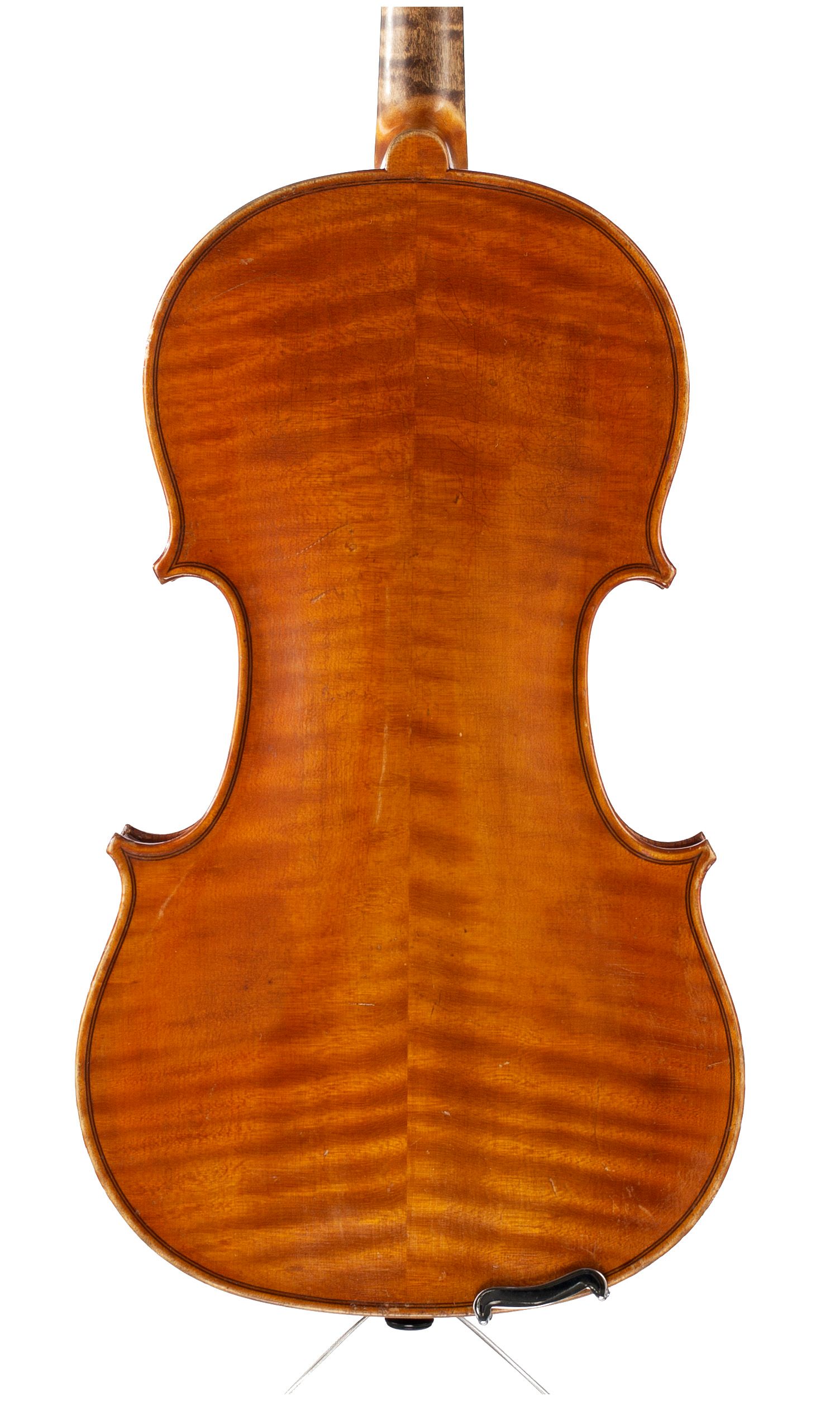 Violin by Paul Alexandre Mangenot, Mirecourt, circa 1900 — back