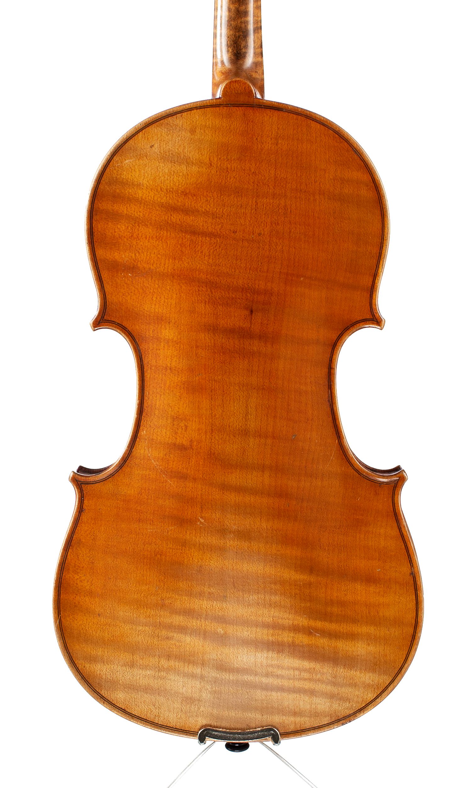 Violin, Workshop of Jérôme Thibouville-Lamy, Mirecourt, circa 1930 — back