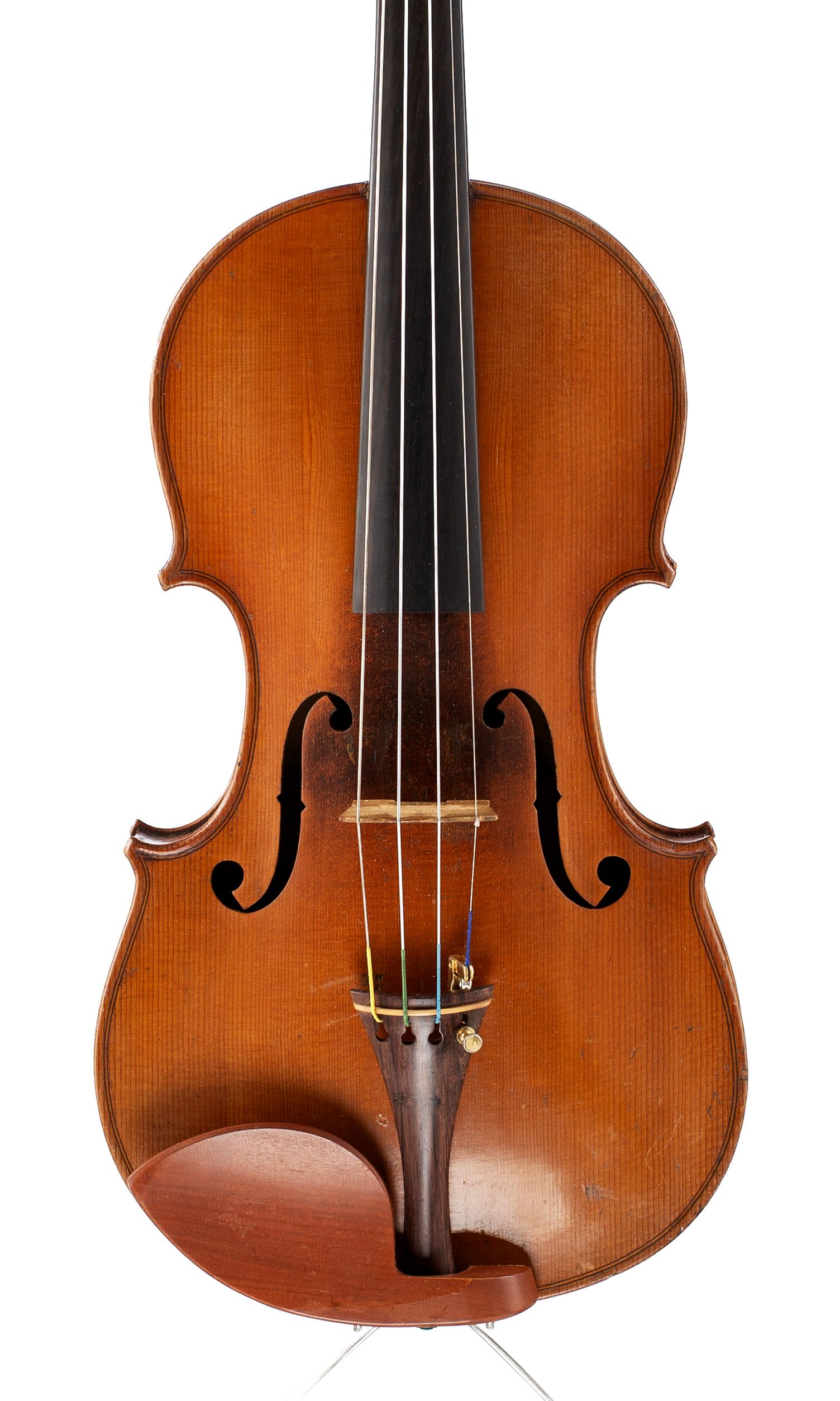 Violin, Workshop of Jérôme Thibouville-Lamy, Mirecourt, circa 1930 — front