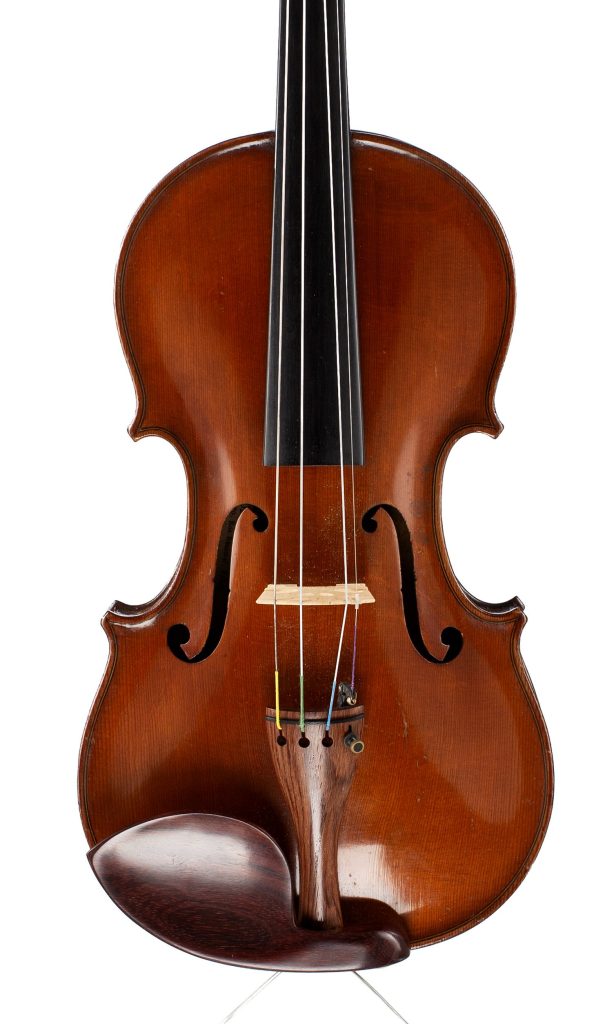 Violin, Workshop of Jérôme Thibouville-Lamy, Mirecourt, circa 1920 — front