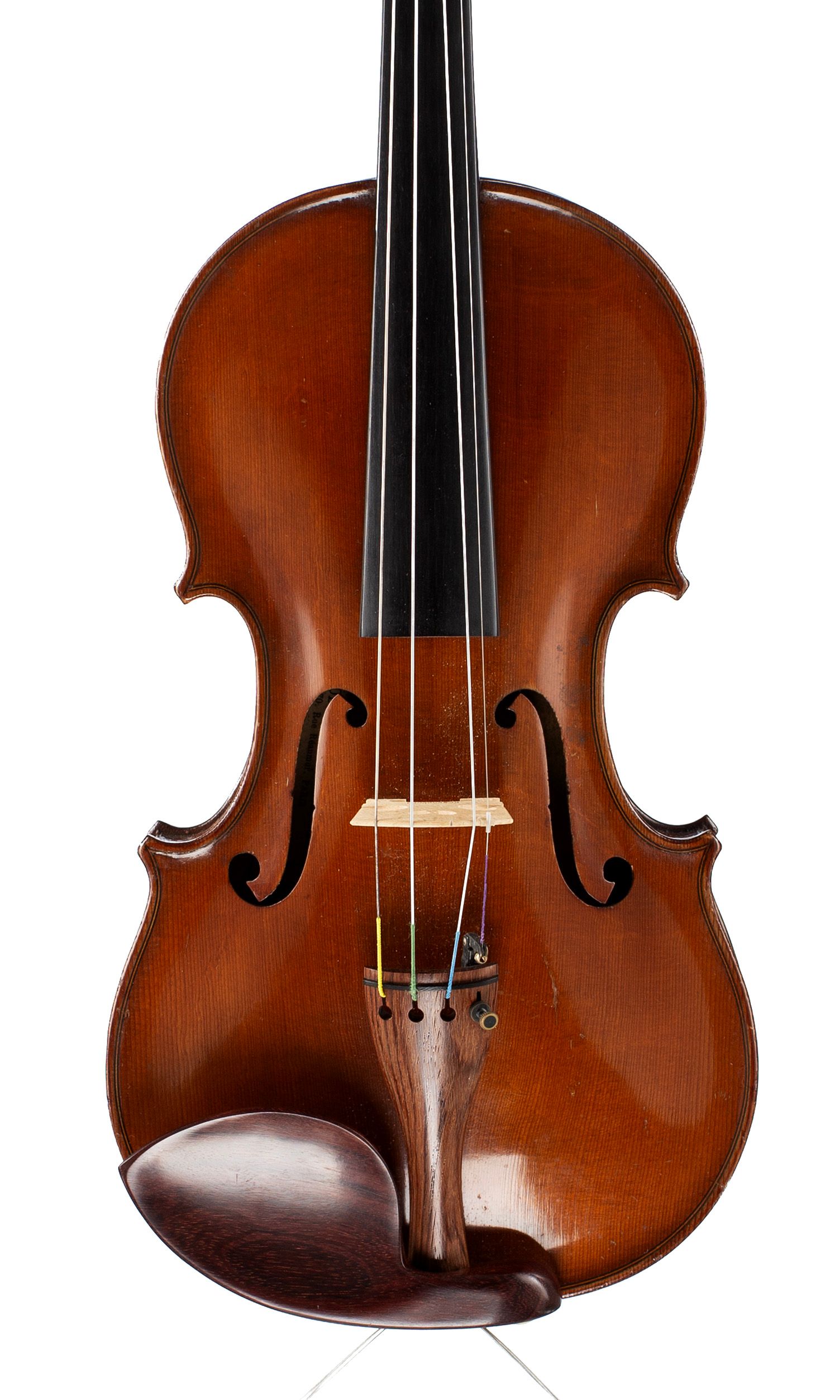 Violin, Workshop of Jérôme Thibouville-Lamy, Mirecourt, circa 1920 — front