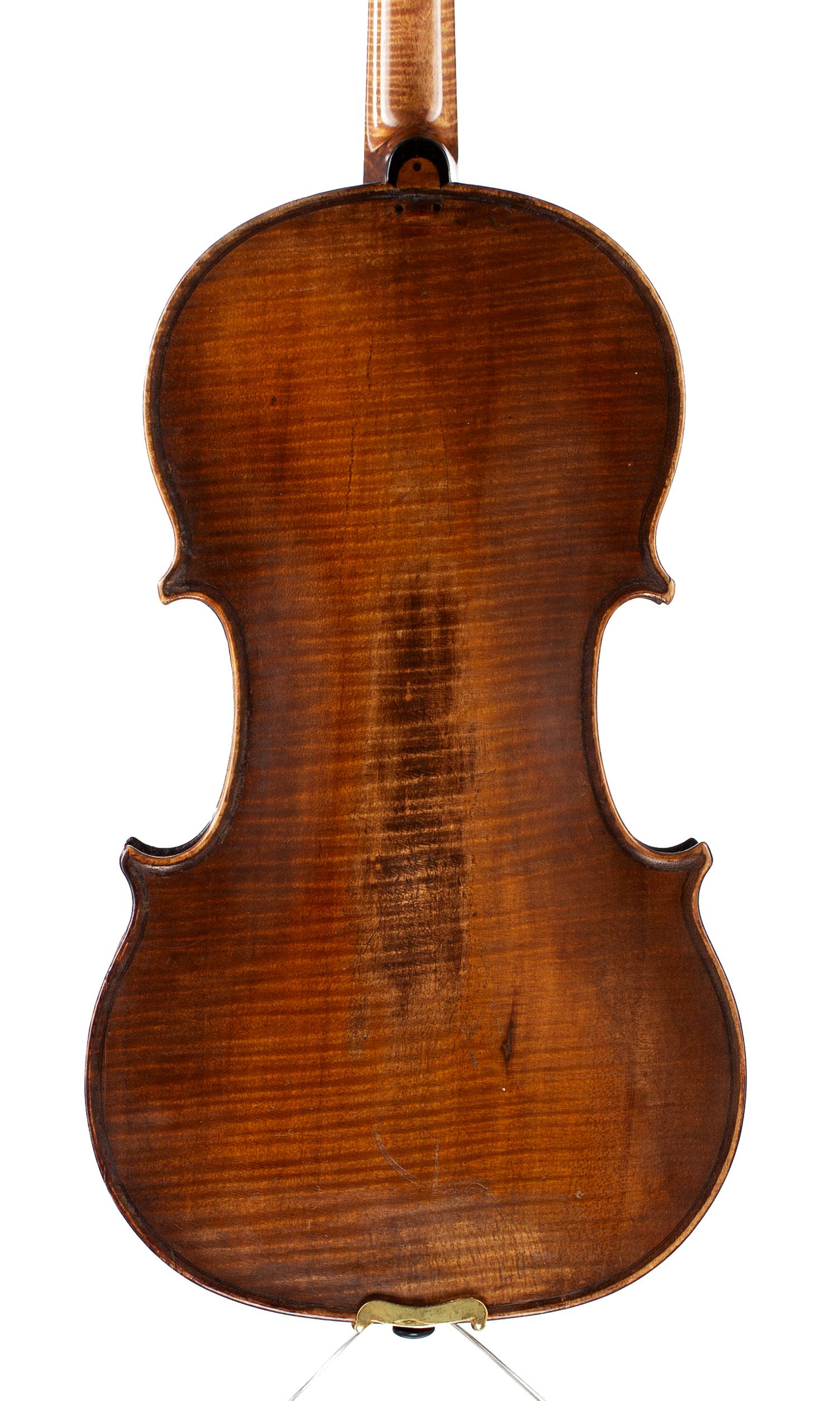 Violin, Workshop of Didier Nicolas Aine, Mirecourt, circa 1820 — back