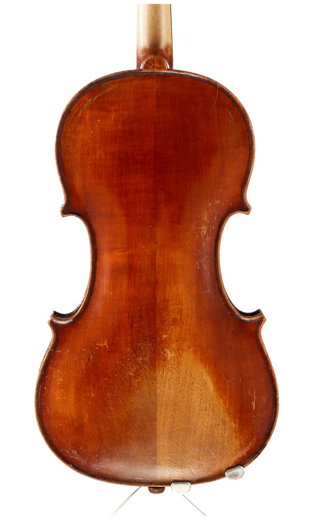 Violin by William Glenister, London, 1899 — back