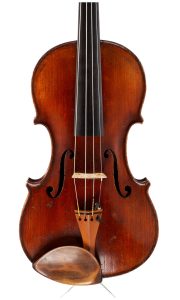 Violin by William Glenister, London, 1899 — front