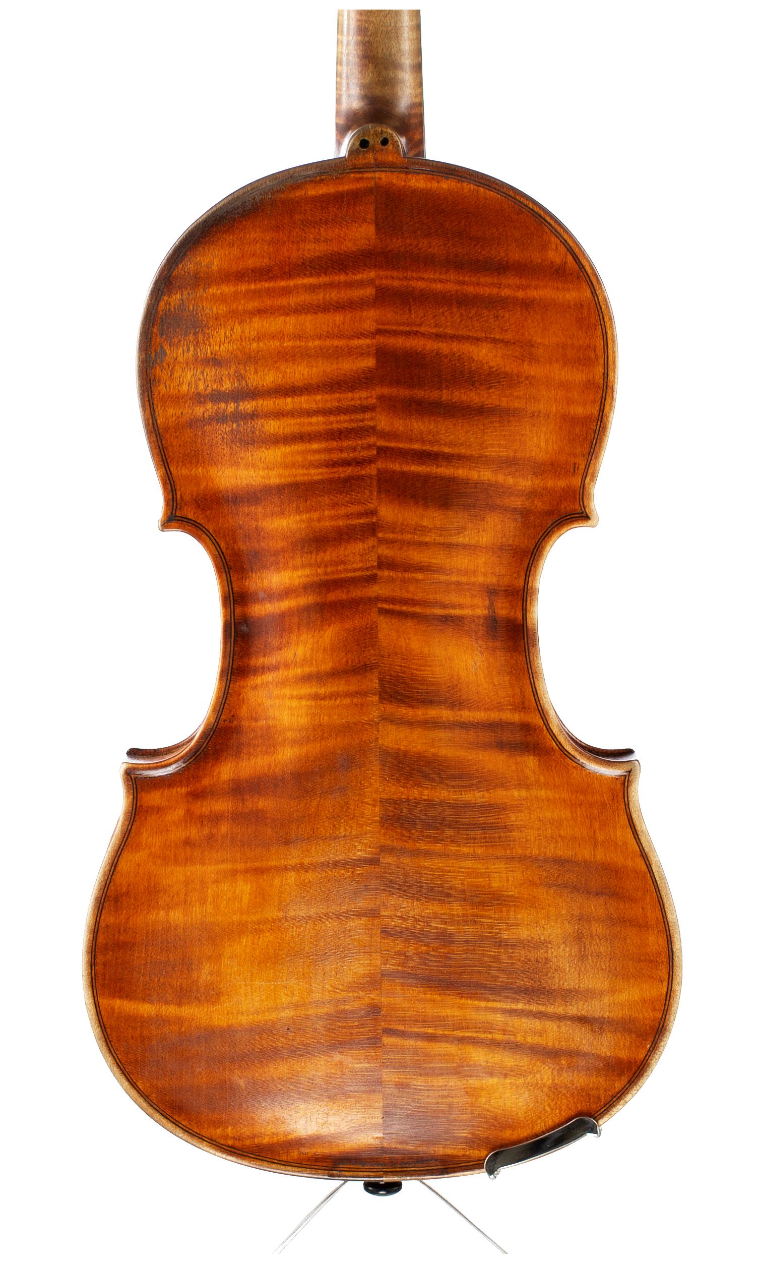 Violin by George Nelson, Clacton on Sea, 1912 — back