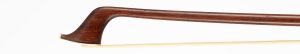 A silver-mounted violin bow by Charles Nicolas Bazin, Paris, circa 1900 — head and frog
