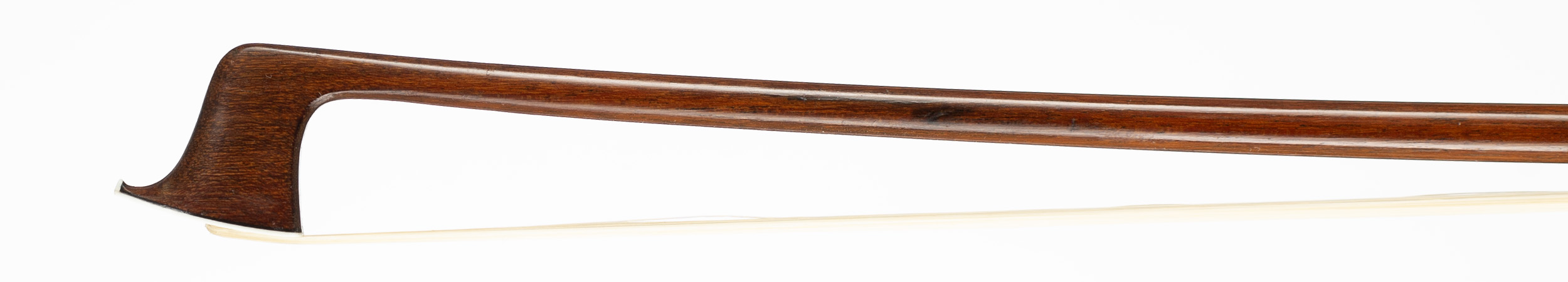 A silver-mounted violin bow by Victor François Fétique, Paris, circa 1920 — head