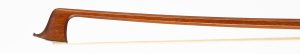 A silver-mounted violin bow by Albert Nürnberger, Markneukirchen, circa 1930 — head and frog