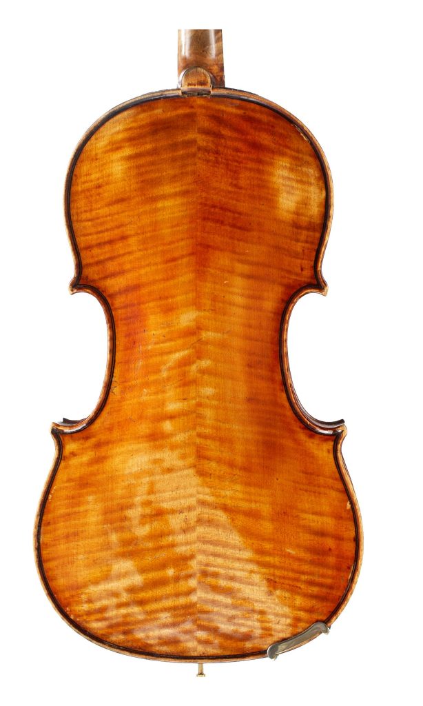 Violin by A. W. Reitz, Chicago, 1922 — back