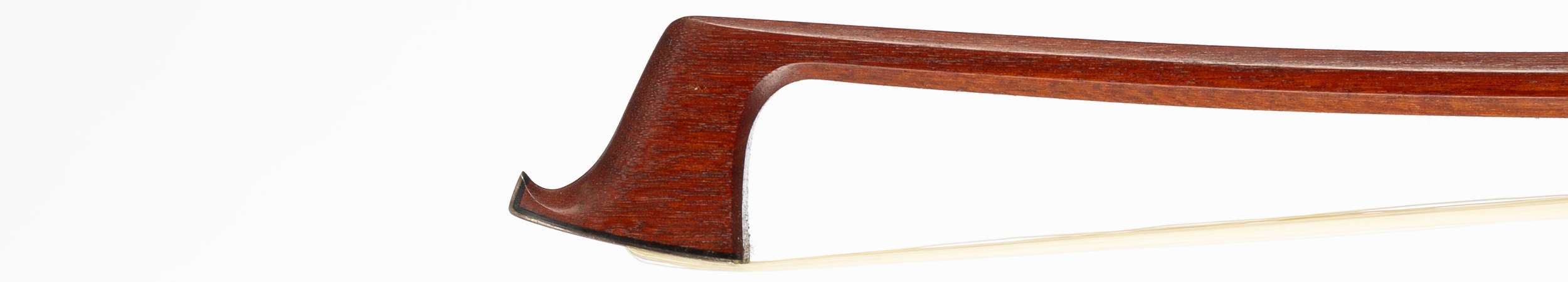 A silver-mounted violin bow by Howard Green, Fife, circa 2000 — head