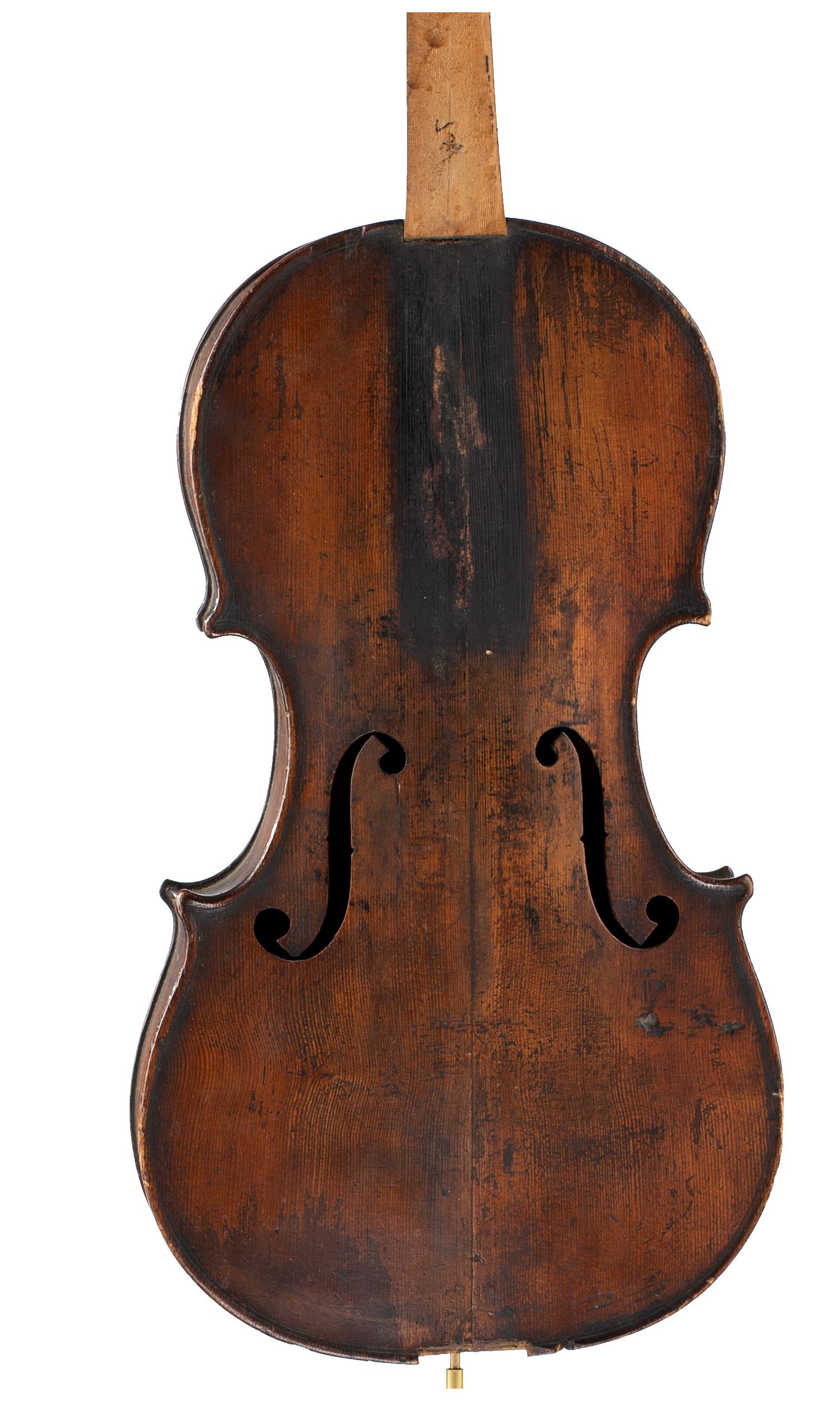 Viola by Arthur Richardson, Devon, 1943 — angled view, 10°
