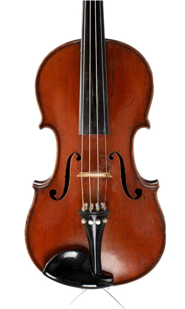 Violin, Workshop of François Barzoni, France, circa 1890 — front