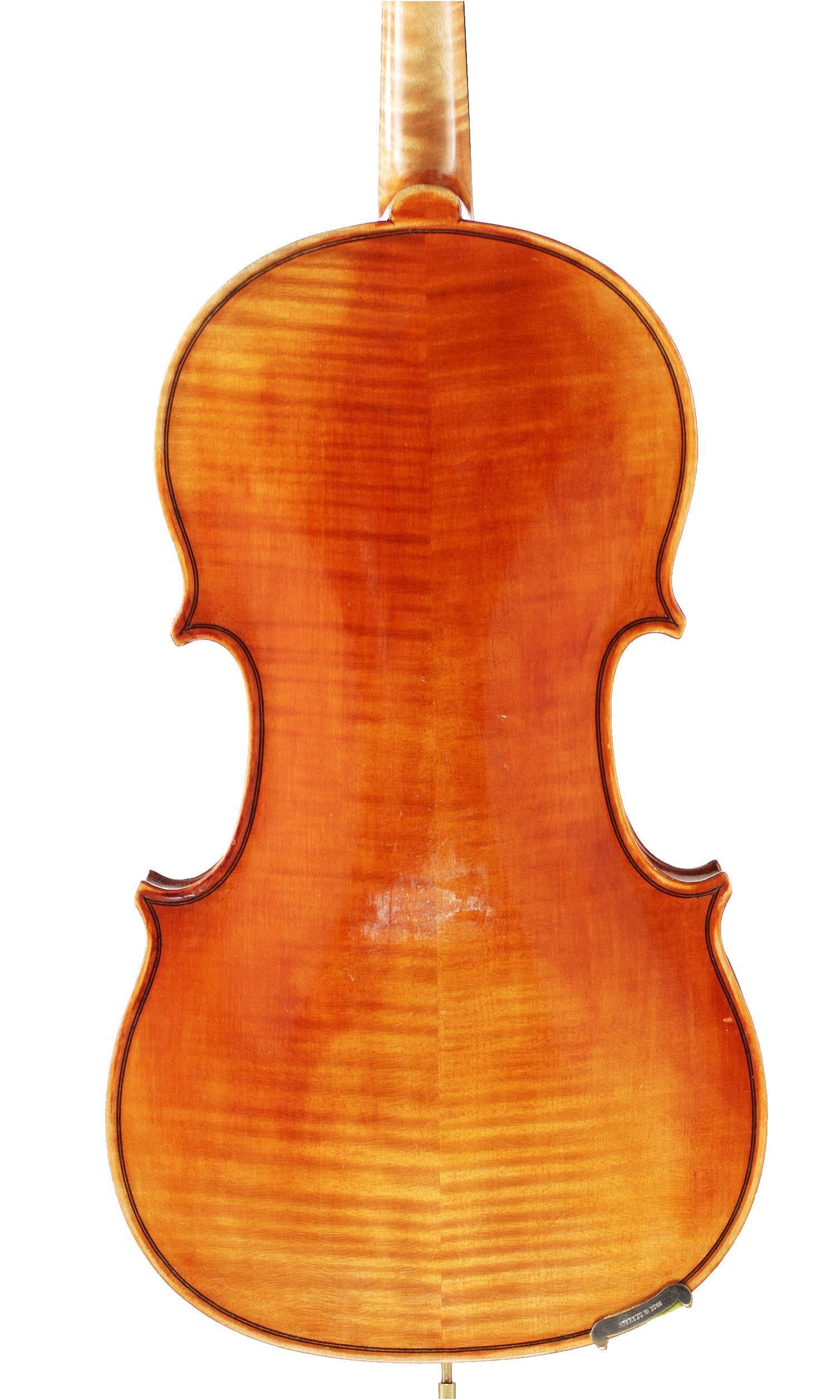 A violin by Gustav Ficker, Germany, 1964 — back