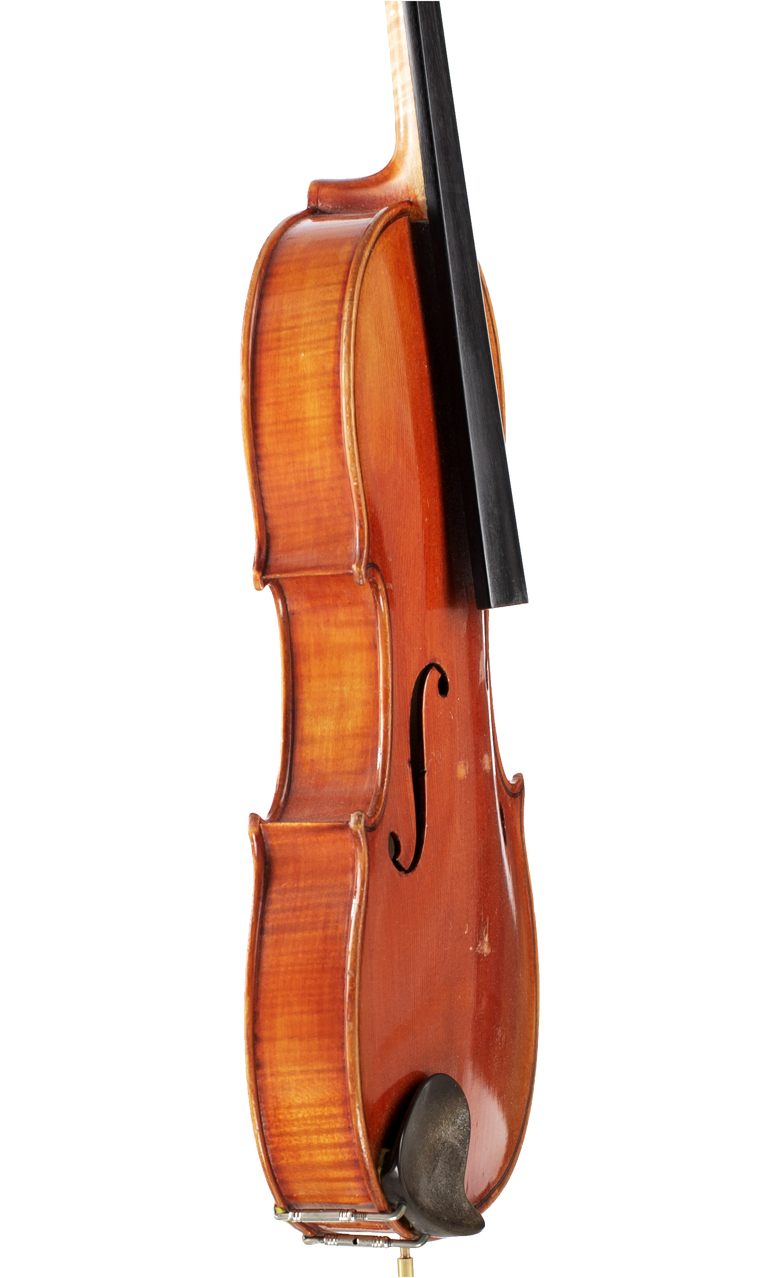 A violin by Gustav Ficker, Germany, 1964 — angled view, 70°