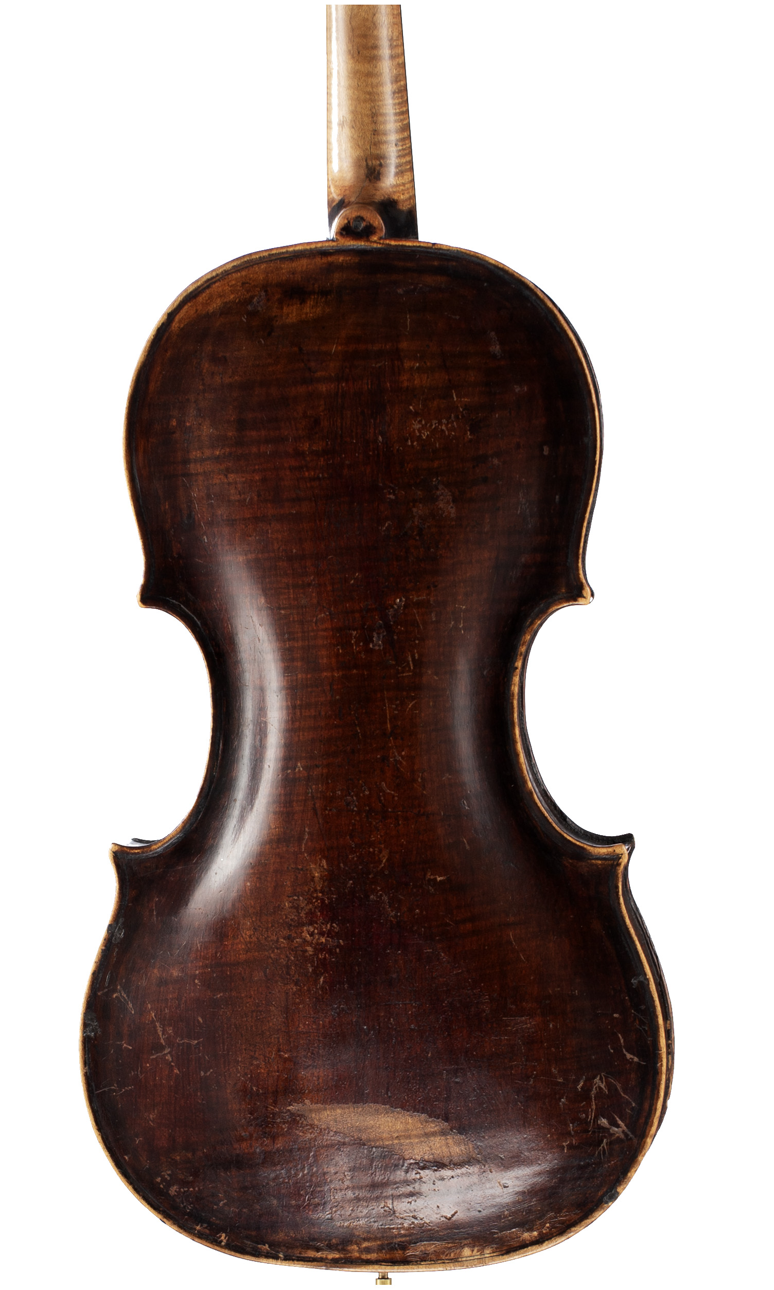 A violin, Made and sold by Chas & Sam Thompson — back