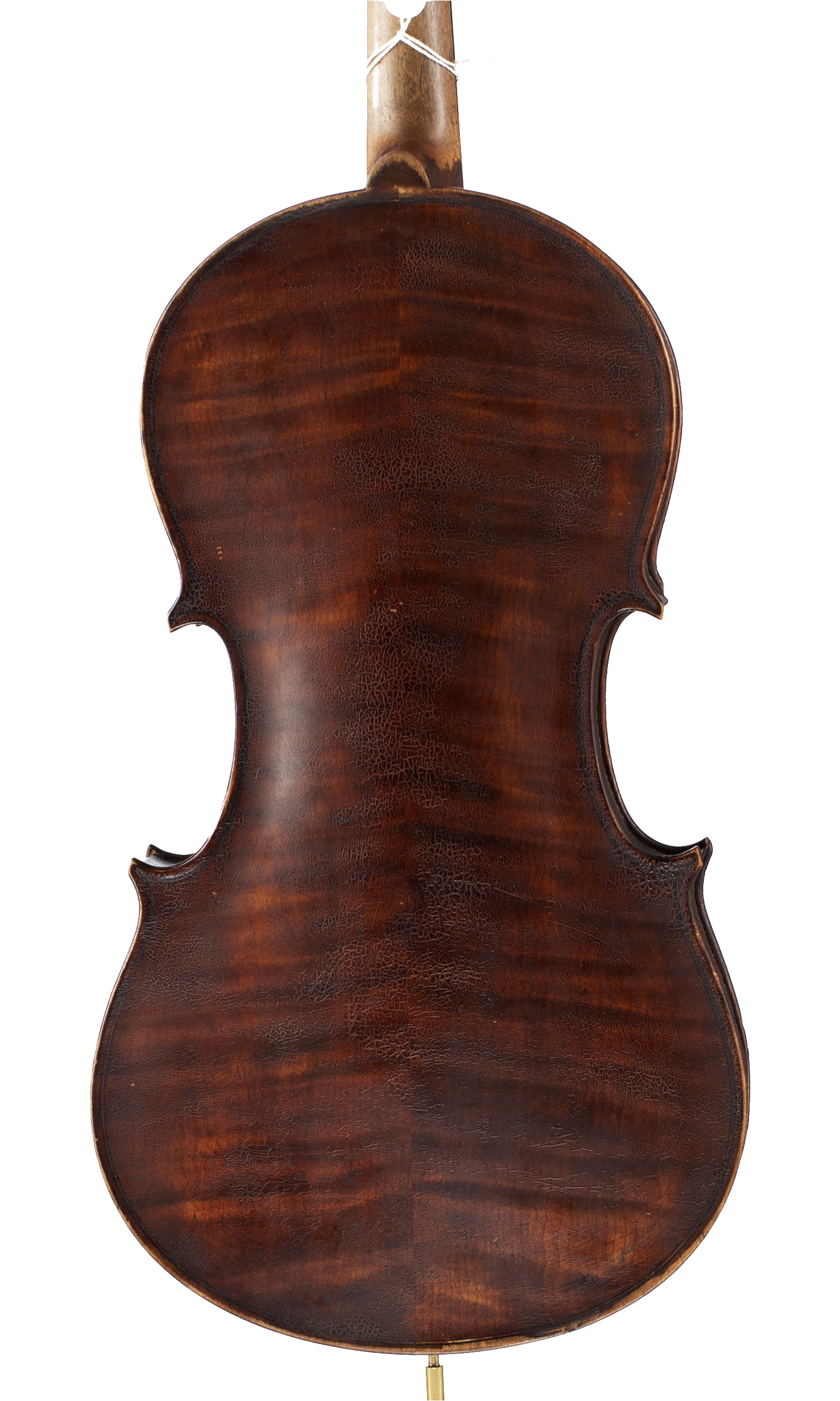 A violin by Sam Grierson, Wishaw 1918 — back