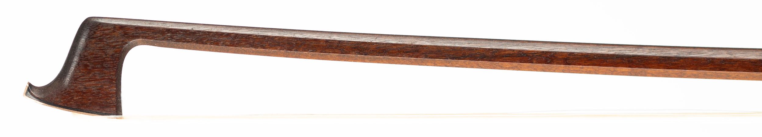 A gold and tortoiseshell-mounted violin bow by Malcolm Taylor, England, circa 1960 — head