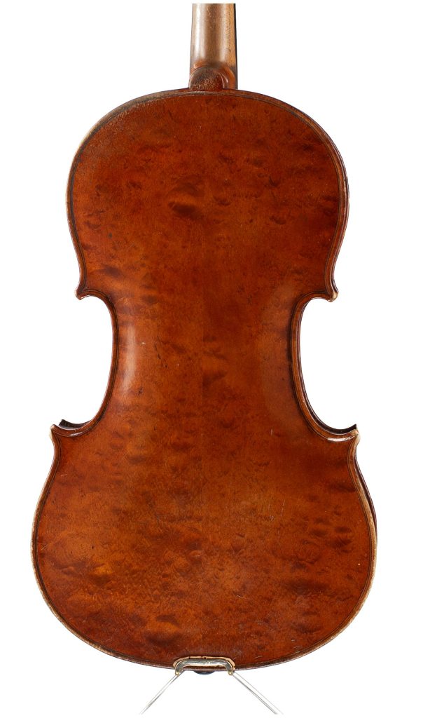 Violin by Walter H. Mayson, Windermere, 1886 — back