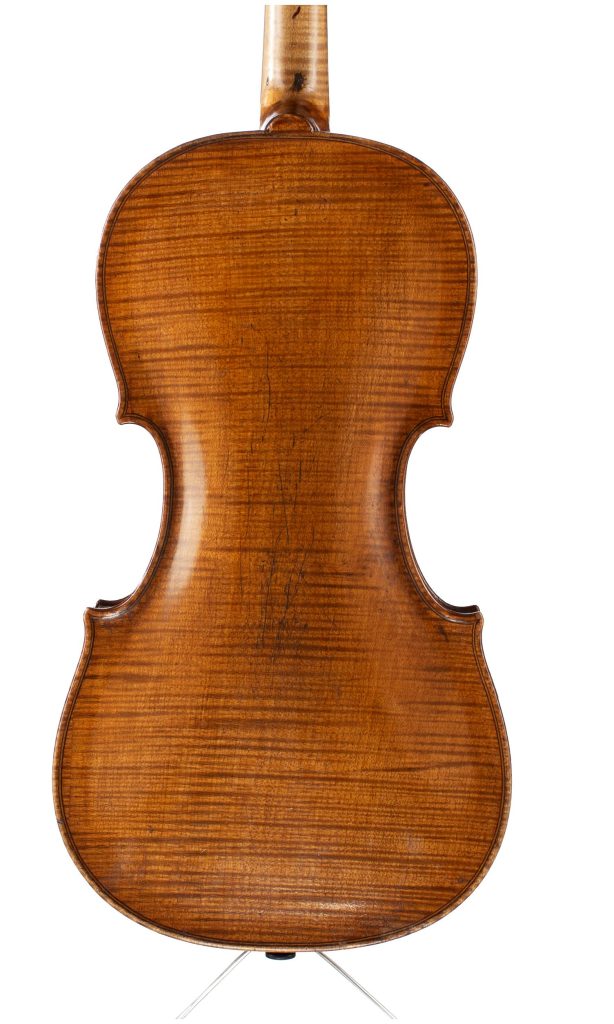 Violin by Remerus Liessem, London, 1748 — back