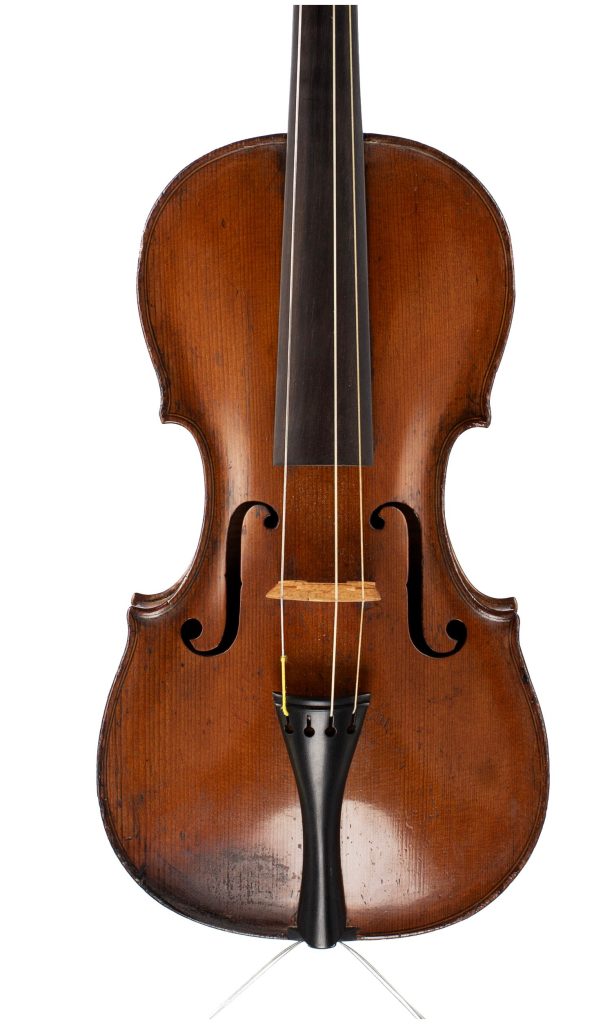 Violin by Remerus Liessem, London, 1748 — front