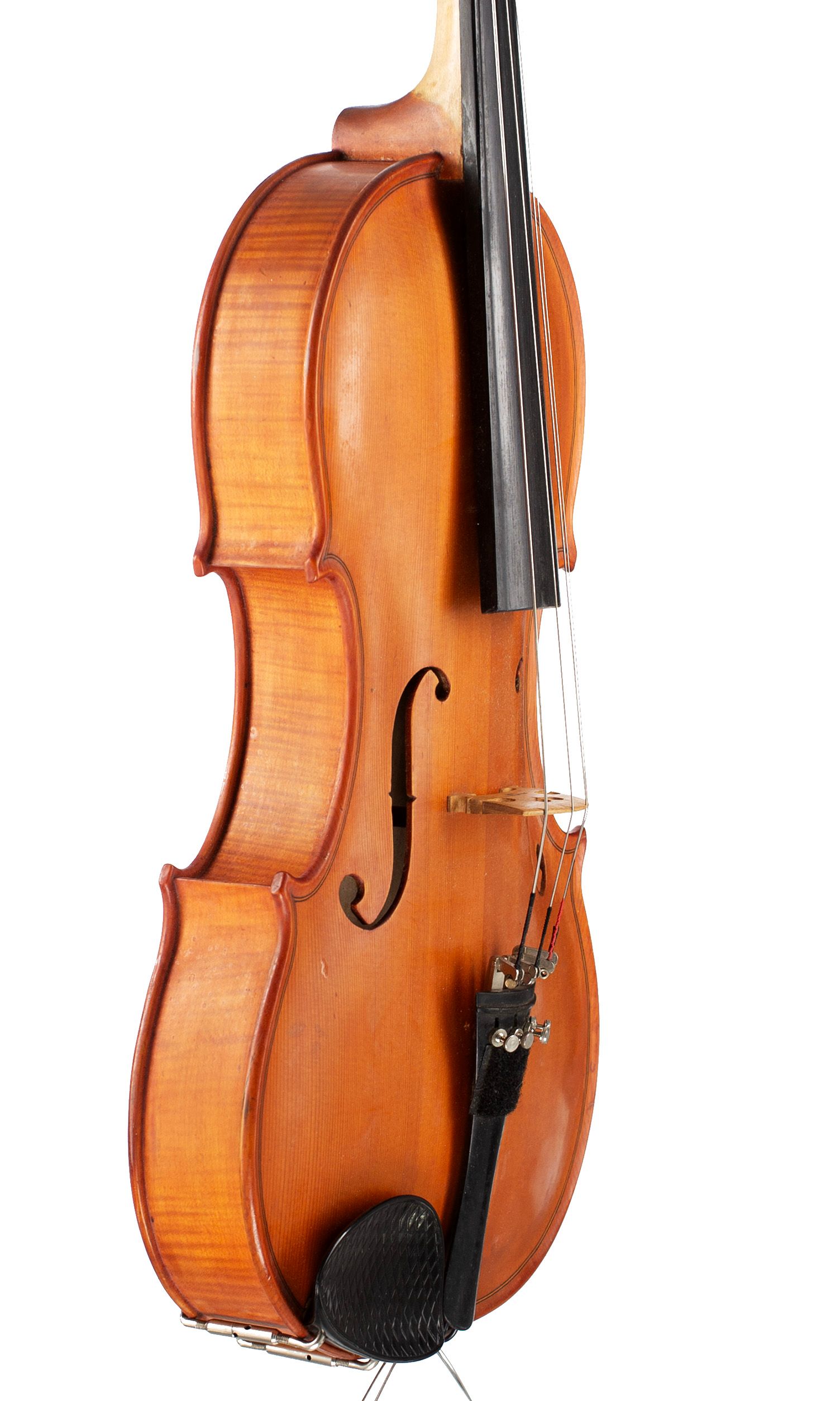 A viola by Alexander Youngson, Glasgow, 1979 — angled view, 60°