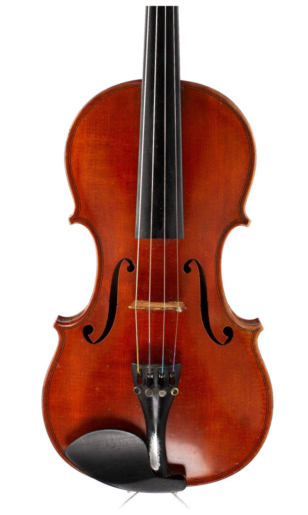 Violin by Wilfred G. Saunders, Nottingham, 1958 — front