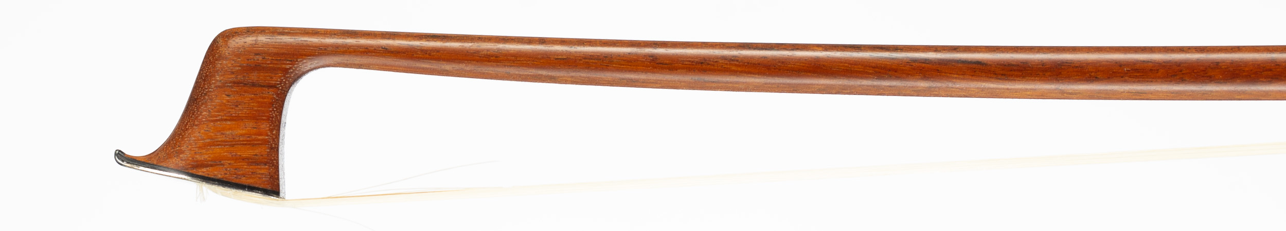A silver-mounted violin/viola bow by Howard Green, Fife, circa 2000 — head