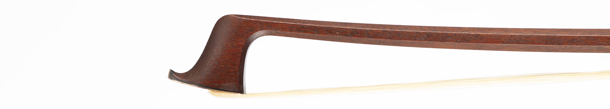 A gold-mounted violin bow by Howard Green, Fife, circa 2000 — head