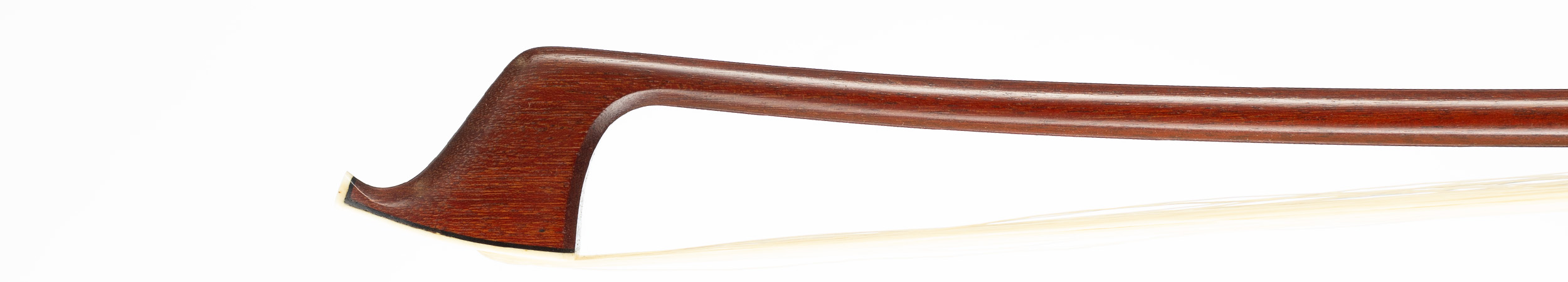 A silver-mounted cello bow by Howard Green, Fife, circa 2000 — head