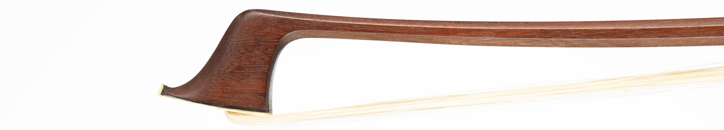 A gold-mounted cello bow by Albin Hums, Germany, circa 1935 — head