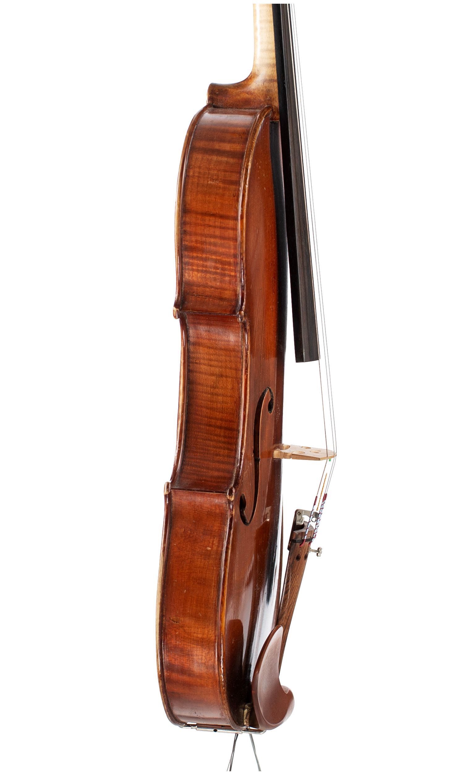 Violin, Circle of Georges Apparut, Mirecourt, 1929 — angled view, 80°