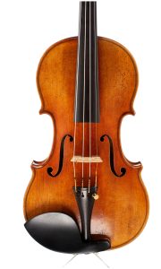 Violin by Heinrich Th. Heberlein, Markneukirchen, 1927 — front