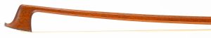 A silver-mounted violin bow by Pierre Vidoudez, Geneva, circa 1960 — head and frog