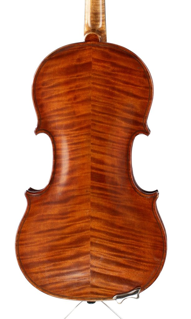 Violin by Walter H. Mayson, Manchester, 1893 — back