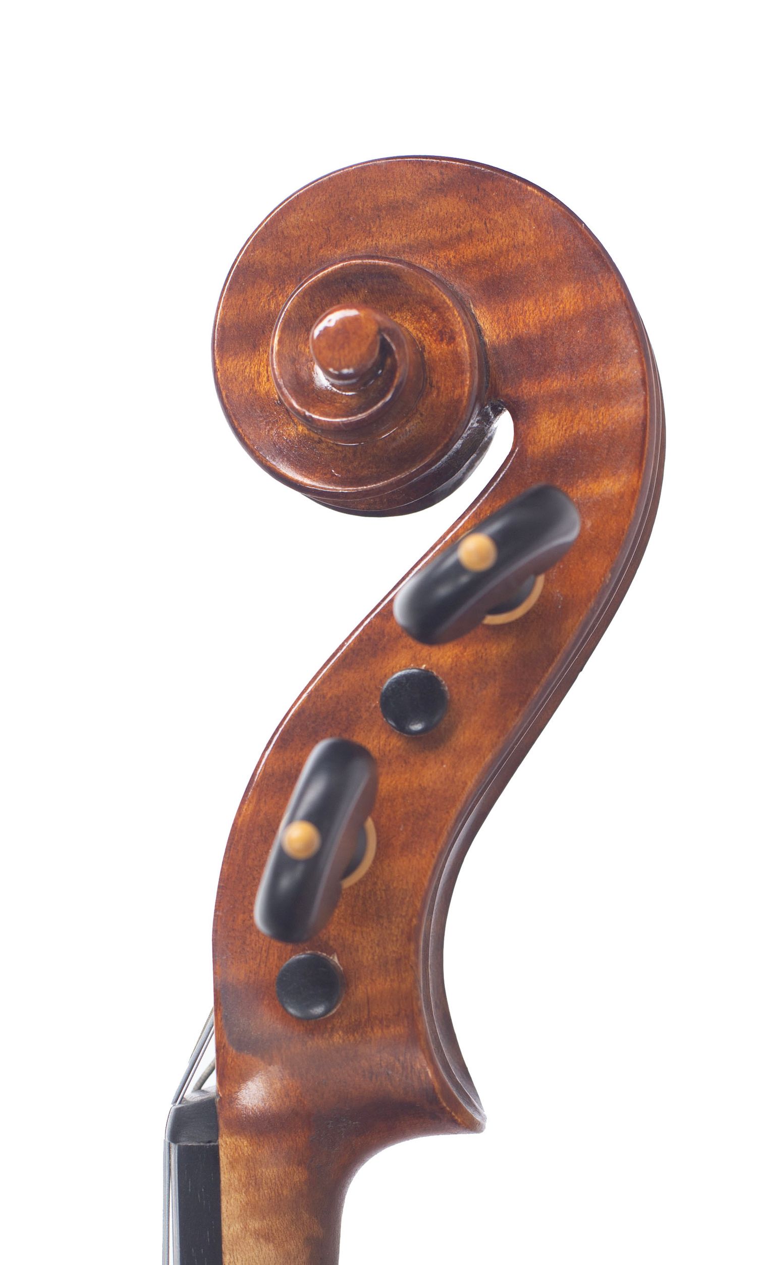 Viola by David Rubio, Cambridge, 1985 — scroll