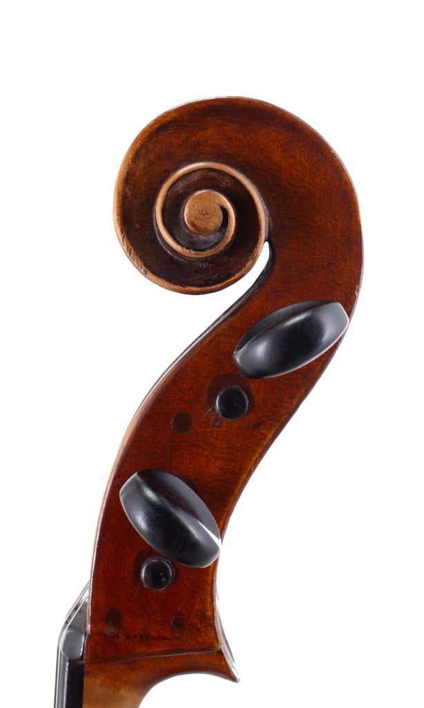 Cello by Adolf Pfretzschner, Stettin, 1904 — scroll