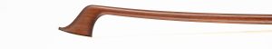 A gold and tortoiseshell-mounted violin bow by R. Herbert Leicht, Germany — head and frog